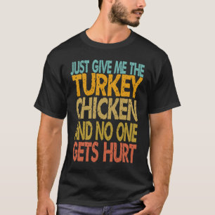 Camiseta Dame Pavo Pollo Día de Acción de Gracias Chris