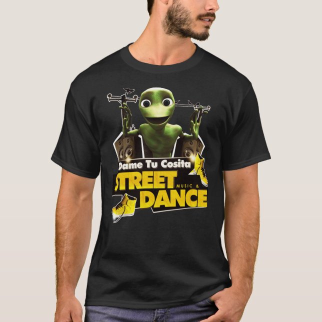 Camiseta Dame Tu Cosita - El famoso baile alienígena, regal (Anverso)