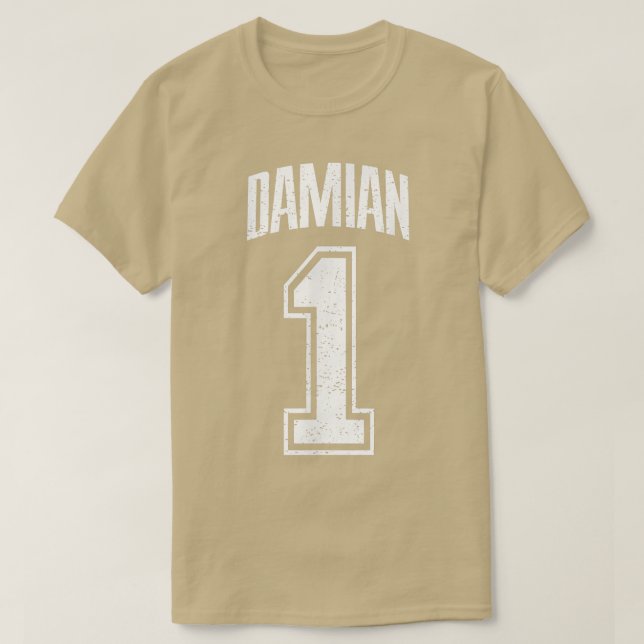 Camiseta Damian Supporter Number 1 Greatest Fan  (Diseño del anverso)
