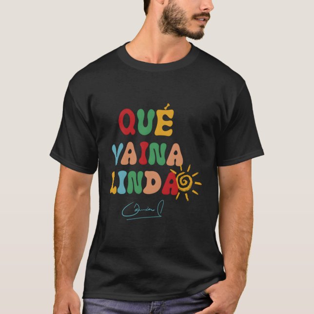 Camiseta Damianoficial Que Vaina Linda (Anverso)