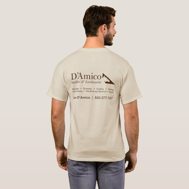 Camiseta D'Amico T-Shirt (Reverso completo)