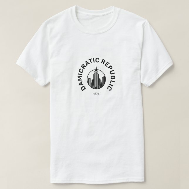 Camiseta Damicrática (Diseño del anverso)