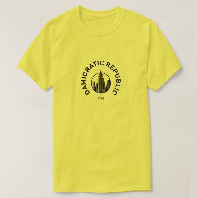Camiseta Damicrática (Diseño del anverso)