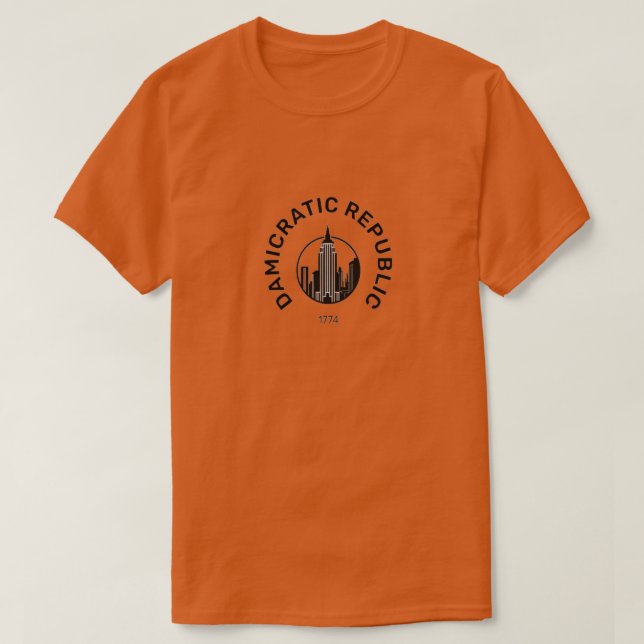 Camiseta Damicrática (Diseño del anverso)