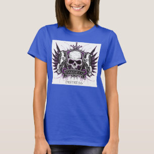 Camiseta Damiselas de la desolación - púrpura y negro