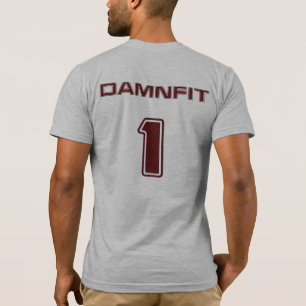 Camiseta DAMNFIT1 Cran/Camiseta Gris