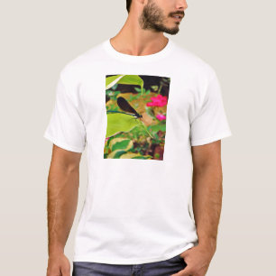 Camiseta Damselfly y Rosa