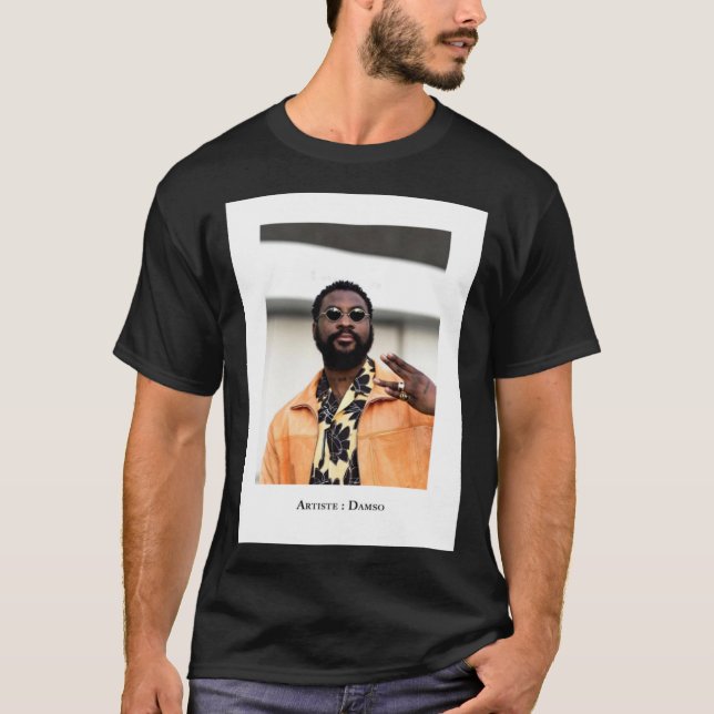 Camiseta Damso - Retrato de vida   (Anverso)