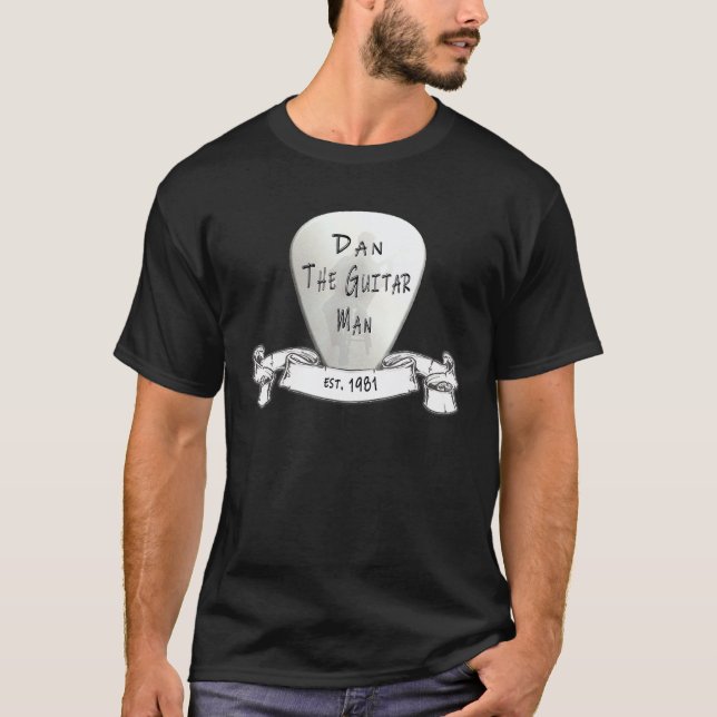 Camiseta Dan El Hombre de la Guitarra (Anverso)