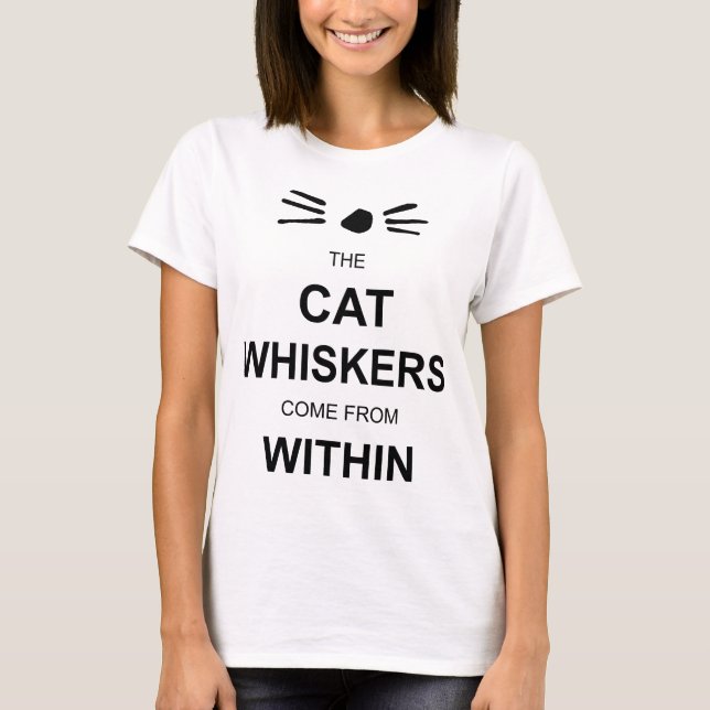 Camiseta Dan y Phil las barbas del gato vienen dentro de (Anverso)