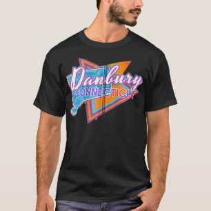 Camiseta Danbury Connecticut Vintage Retro Throwback Zip