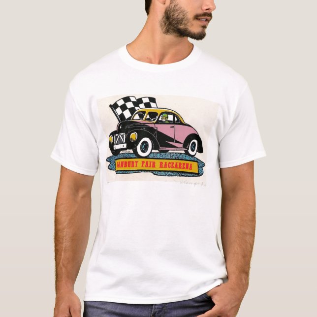 Camiseta Danbury Fair Racearena Coupe Modificada Tee De Dos (Anverso)