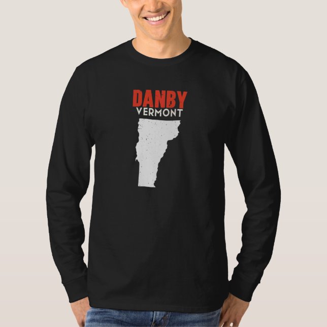Camiseta Danby Vermont USA State America Travel Vermonter   (Anverso)