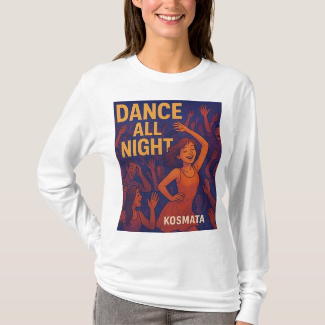 Camiseta Dance All Night - Langarmshirt Damen (Anverso)