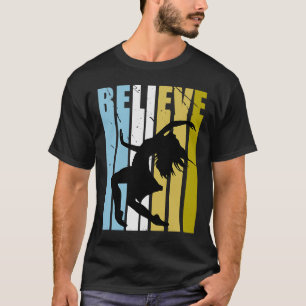 Camiseta Dance Believe Silhouette ama el baile vintage