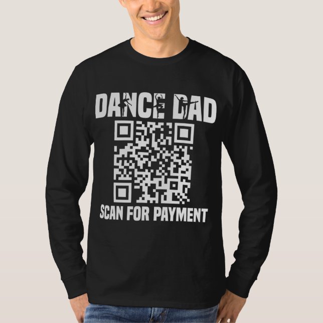 Camiseta Dance Dad Funny Bailando Papi Scan Para Pago I F (Anverso)
