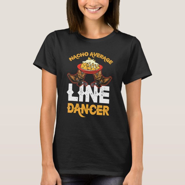 Camiseta Dance de línea Nach Pun Cita de bailarín de línea  (Anverso)
