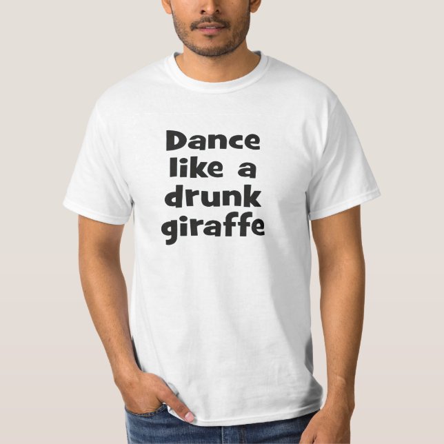 Camiseta Dance ebrio jirafa bf (Anverso)