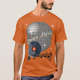 Camiseta Dance Fiesta DJ Rave Disco Fashion Hipster