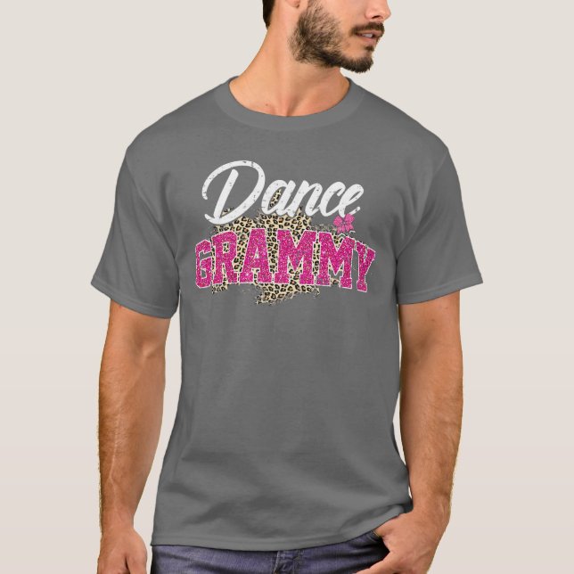 Camiseta Dance Grammy Leopard Funny Dancing Grammy Mothers  (Anverso)