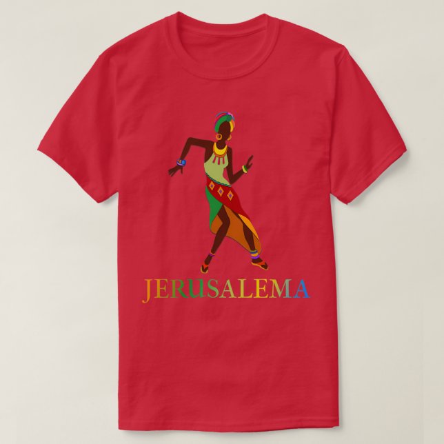 Camiseta Dance Jerusalem (Diseño del anverso)
