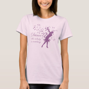 Camiseta Dance like nobody is watching womens organic shirt