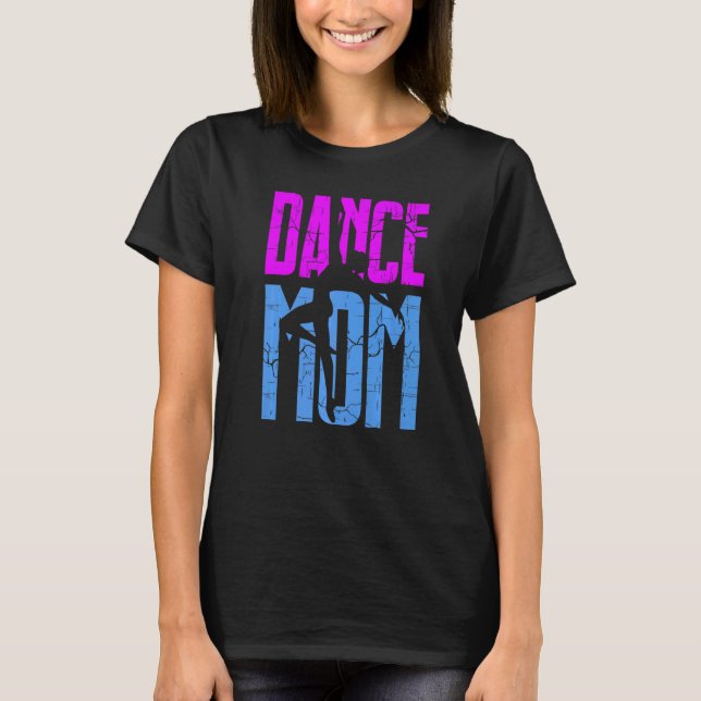 Camiseta Dance Mom  Leopard  Dance Mom Mother's Day (Anverso)