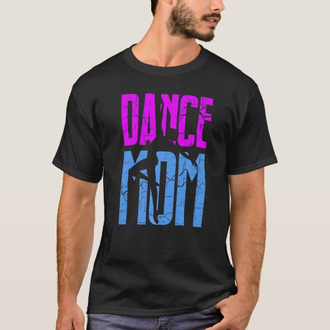 Camiseta Dance Mom  Leopard  Dance Mom Mother's Day (Anverso)