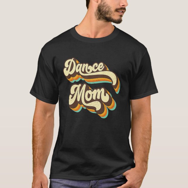 Camiseta Dance Mom Retro 70s 60s Disco Dance Party Womens C (Anverso)