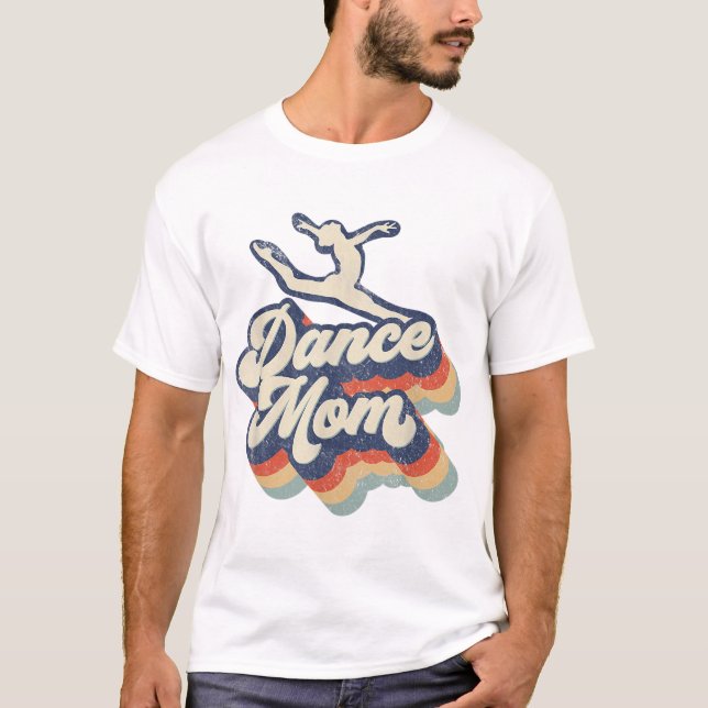 Camiseta Dance Mom Retro Sunset Dance Mom Life Navidades Mo (Anverso)