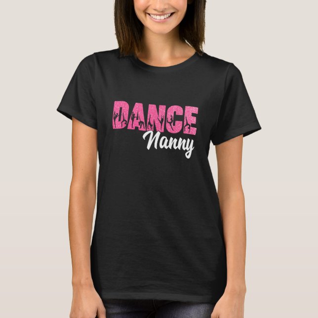 Camiseta Dance Nanny Of A Dancer Nanny Dancing Leopard Moth (Anverso)