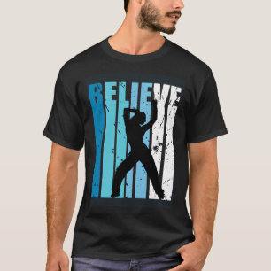 Camiseta Dance Retro cree a la bailarina Chica turquesa Fan