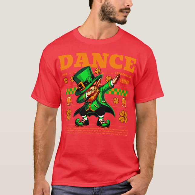 Camiseta Dance St Paddys Day Funny Gift (Anverso)