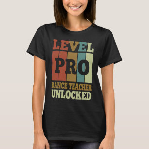 Camiseta Dance Teacher Pro Unlocked Vintage Style Único