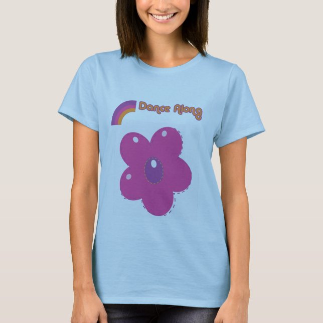 Camiseta dancealong_front_ladies_flower5 (Anverso)