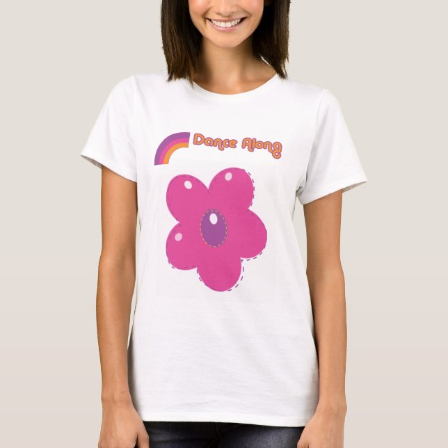 Camiseta dancealong_front_ladies_flower5 (Anverso)