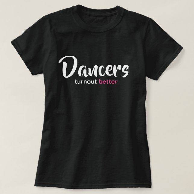 Camiseta Dancers (Diseño del anverso)
