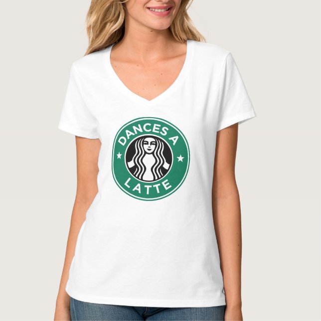 Camiseta Dances A Latte Tee (Anverso)