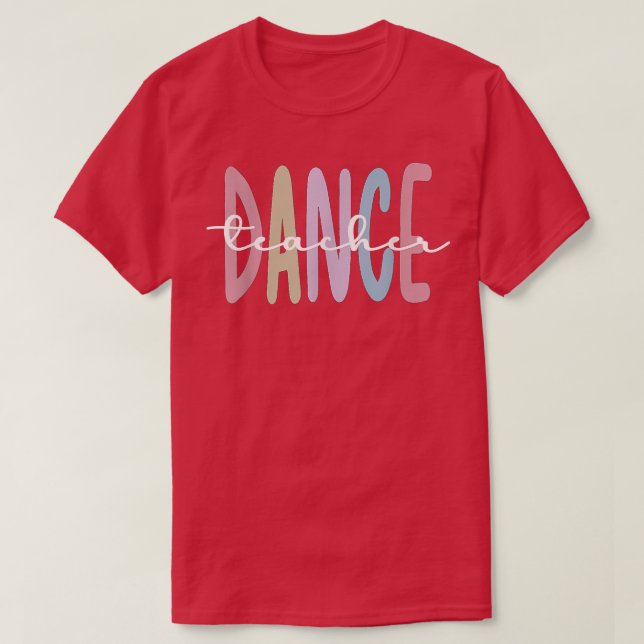 Camiseta Dancin, instructor de danza de apreciación del pro (Diseño del anverso)