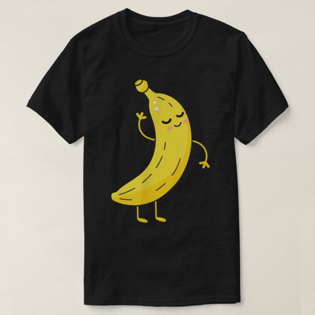 Camiseta Dancing Banana Funny Cartoon Design (Diseño del anverso)