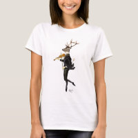 Dancing Deer with Violin