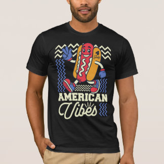 Camiseta Dancing Dog - American Vibes 4th of July Tee