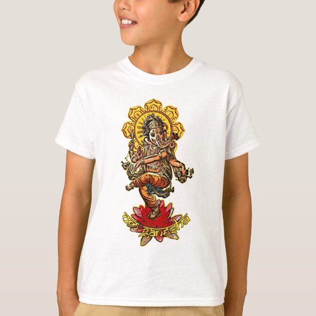 CAMISETA DANCING GANESHA (Anverso)