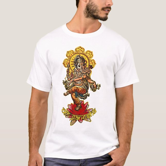 CAMISETA DANCING GANESHA (Anverso)
