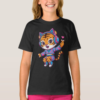 Camiseta Dancing K-pop Tiger