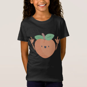 Camiseta Dancing Peach Funny Summer Fruit Lover Dance Vegan