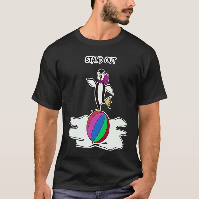 Camiseta Dancing Penguin Fun Animals (Anverso)