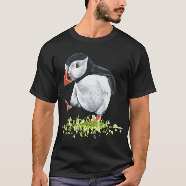 Camiseta Dancing Puffin gift (Anverso)