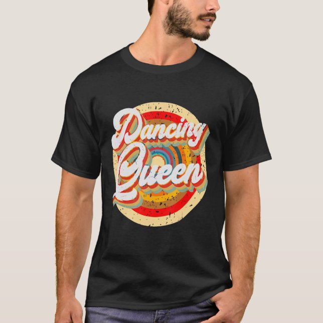 Camiseta Dancing Queen Roller Disco Juego de Discotecas 70 (Anverso)