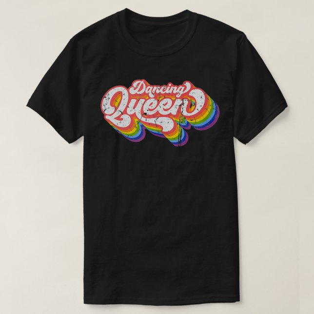 Camiseta Dancing Queen Roller Disco Juego de Discotecas 70  (Diseño del anverso)